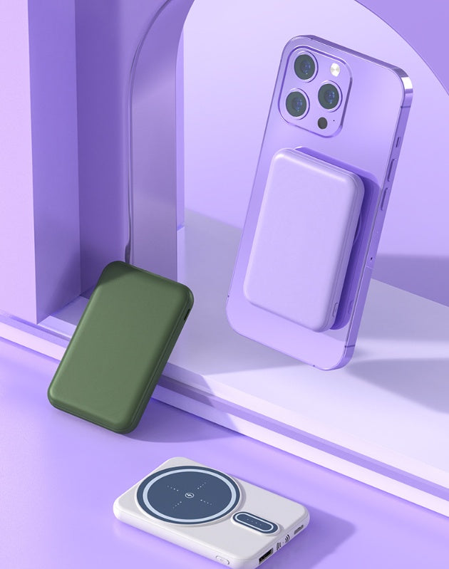 Mini Power Bank magnético ultra slim